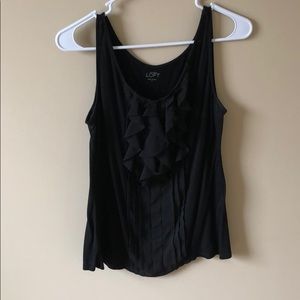 Simple black tank top